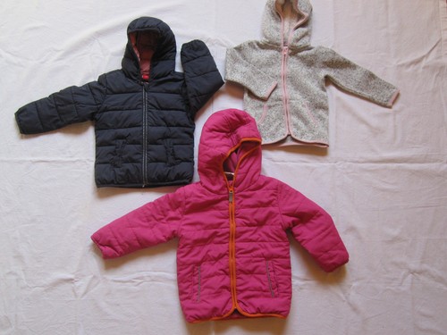 Mädchen winterjacke und 1x - winterjacke,