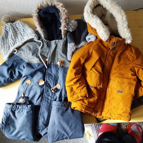 Winter jacke und overall - winter,