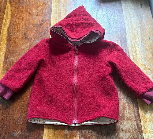 Unisex kinder kapuzenjacke - unisex, rot