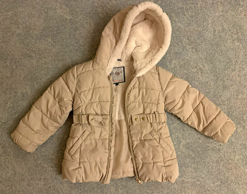 Mädchen steppjacke beige - steppjacke, gr