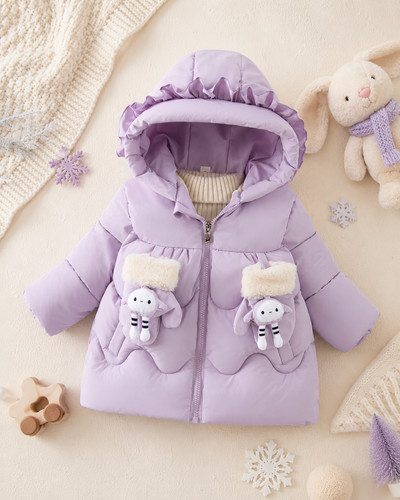 Süße mädchen winterjacke - mädchen,